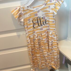 Cute Pencil Print “Ellie” Dress for back to school